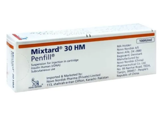 Mixtard 30 HM Penfil 100IU/ml. 1`s