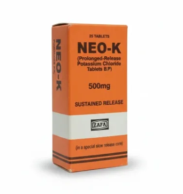 Neo-K 500mg Tabs 25`s