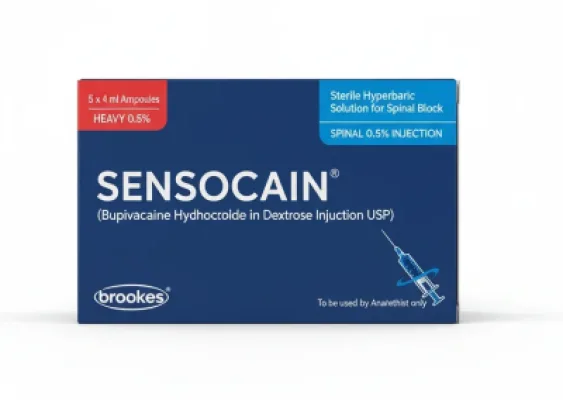 Sensocain 0.5% Spinal Injection 5x4`s