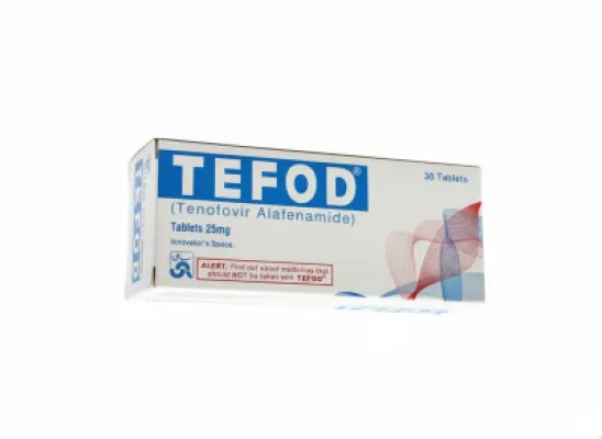 Tefod 25 mg Tab