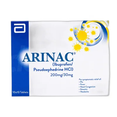 Arinac -200mg/30mg -20 Tablets