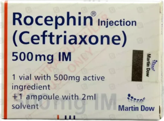 Rocephin 500mg I.M. Vial