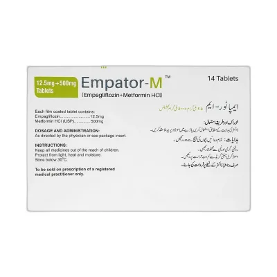 Empator-M 12.5mg+500mg (10 Tablets)
