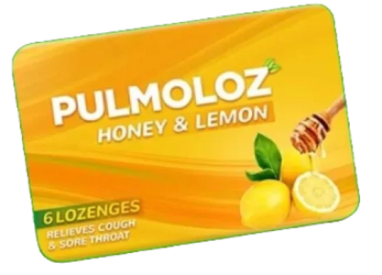 Pulmoloz Honey Lemon Lozenges