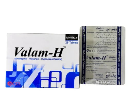 Valam-H 5/160/25 Tablet
