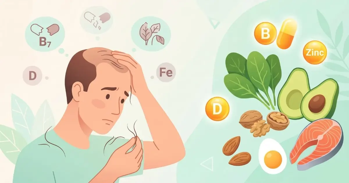 Which Vitamin Deficiency Causes Hair Loss? Key Vitamins and Minerals!