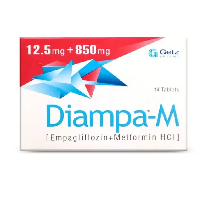 Diampa-M Tab 12.5Mg + 850Mg Tp 14'S