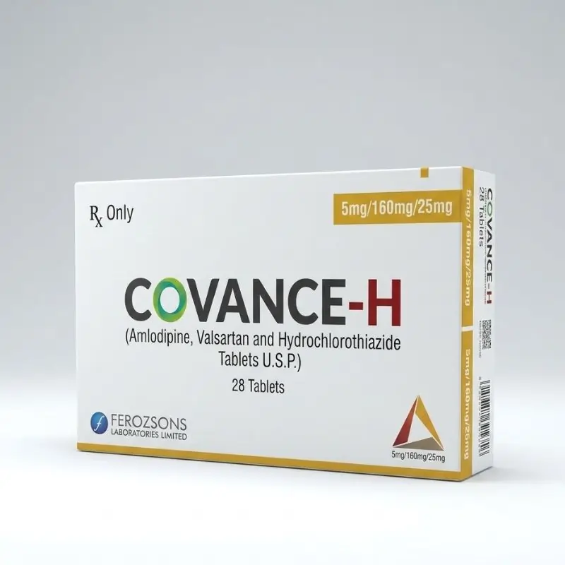 Covance-H 5mg/160mg/25mg Tablets
