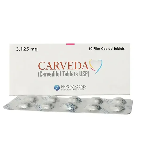 Carveda Tablet 3.125mg