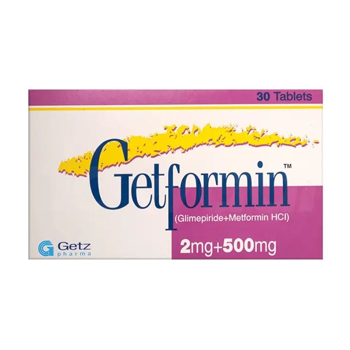 Getformin Tab 2Mg+500Mg Tp 30'S Chg