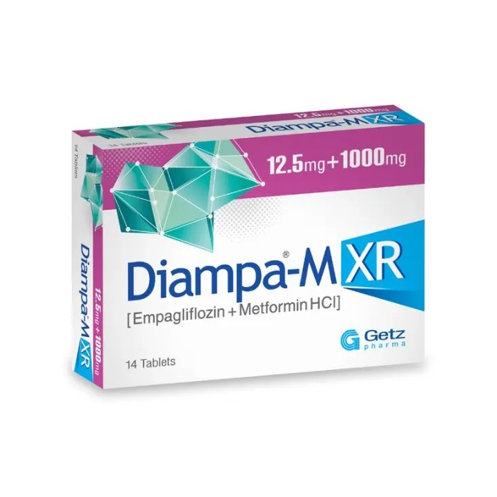 Diampa-M Xr Tab 12.5Mg+1000Mg Tp 14'S