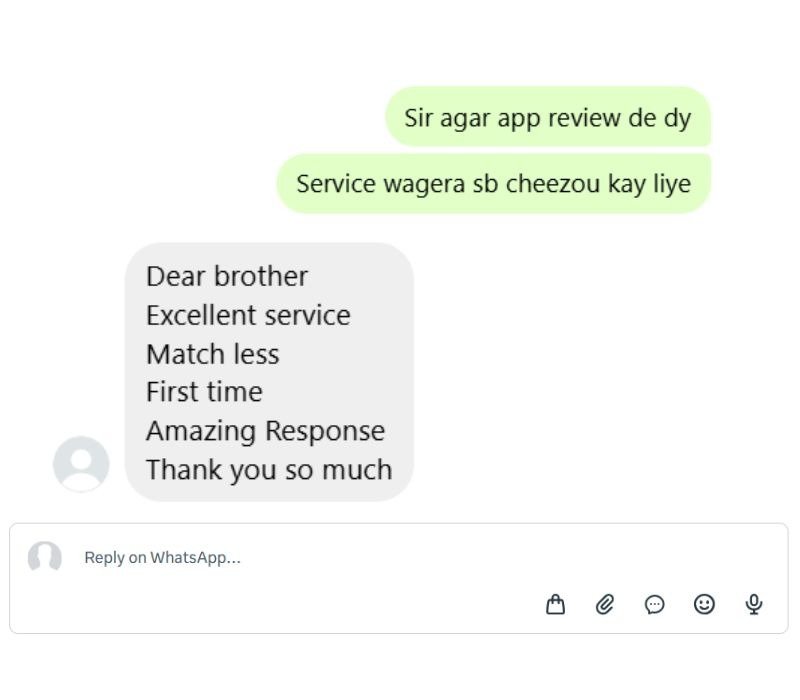 Customer chat