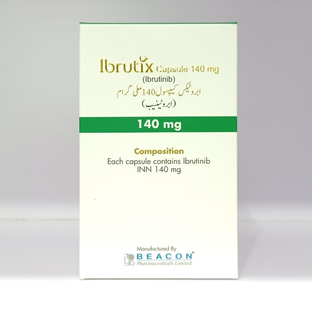 Ibrutix 140mg Capsule 120`s (Ibrutinib)
