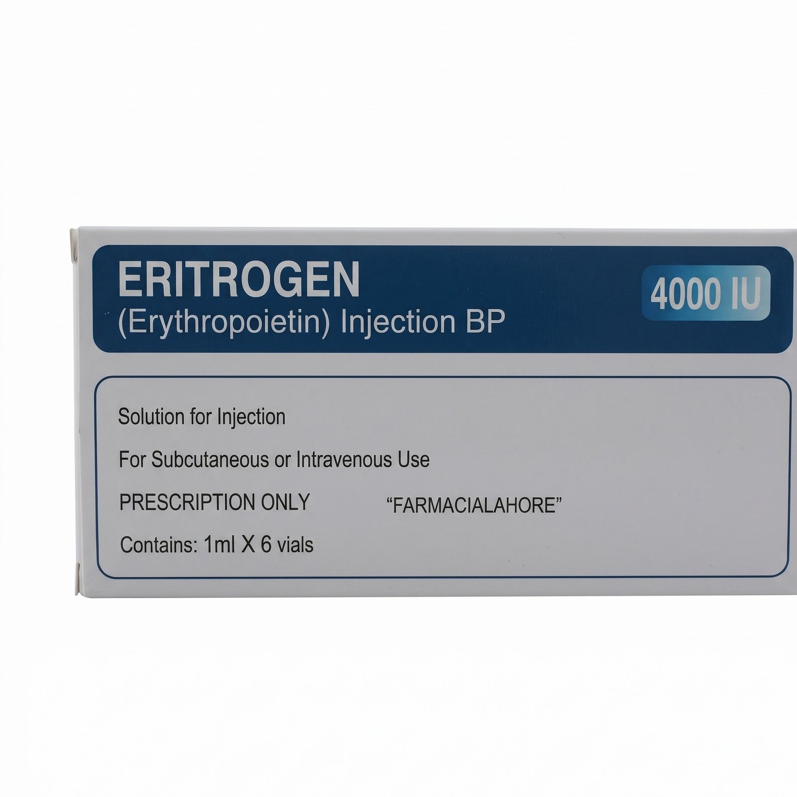 Eritrogen 4000 IU Injection