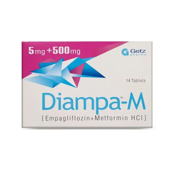 Diampa-M Tab 5Mg+500Mg Tp 14'S