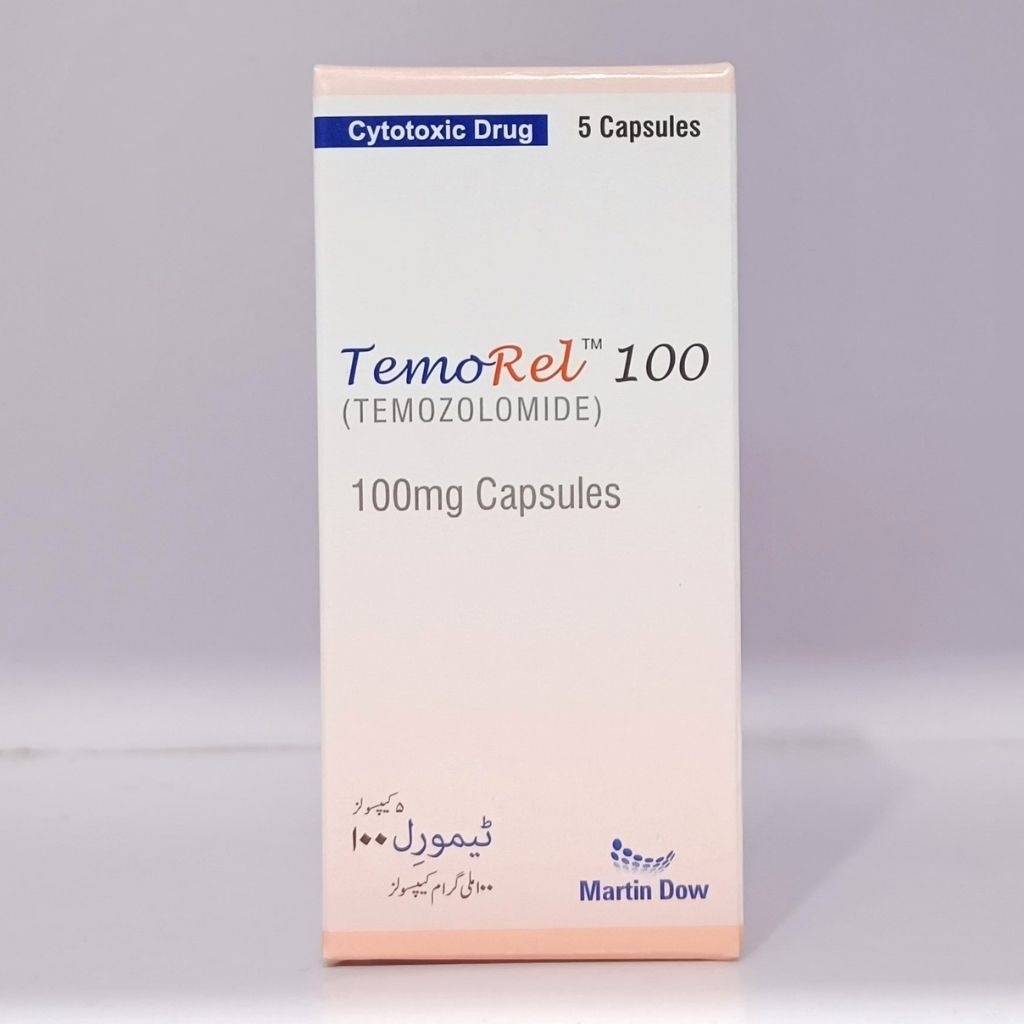 Temorel 100mg Capsules (Temozolomide)