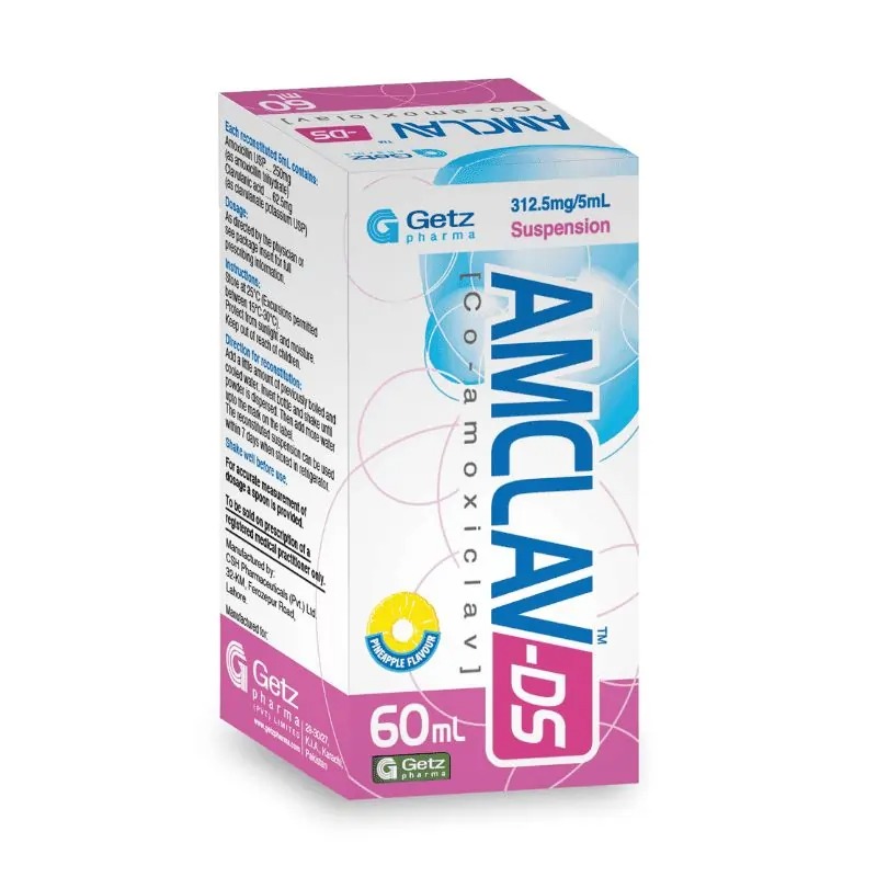 Amclav Ds Susp 312.50Mg/5Ml Tp 1'S (Csh)