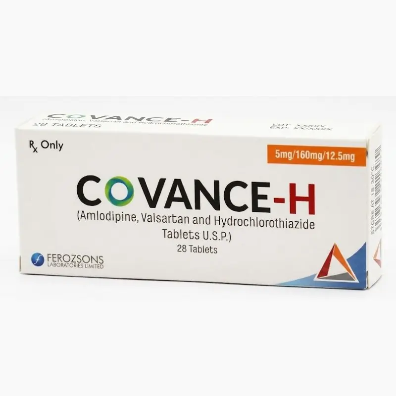 Covance-H 5mg/160mg/12.5mg Tablets