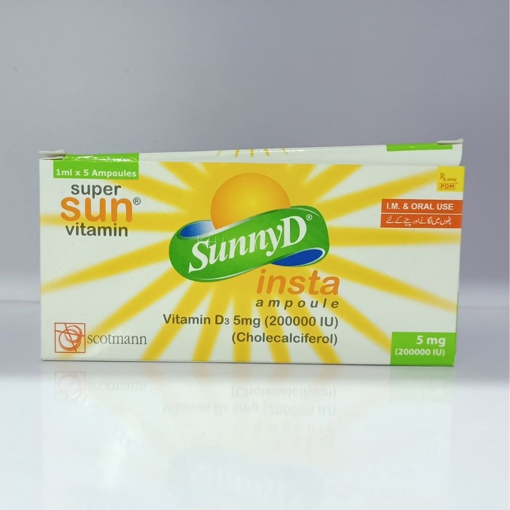 Sunny D Insta 200000IU 5s (1ml x 5 Ampoules)