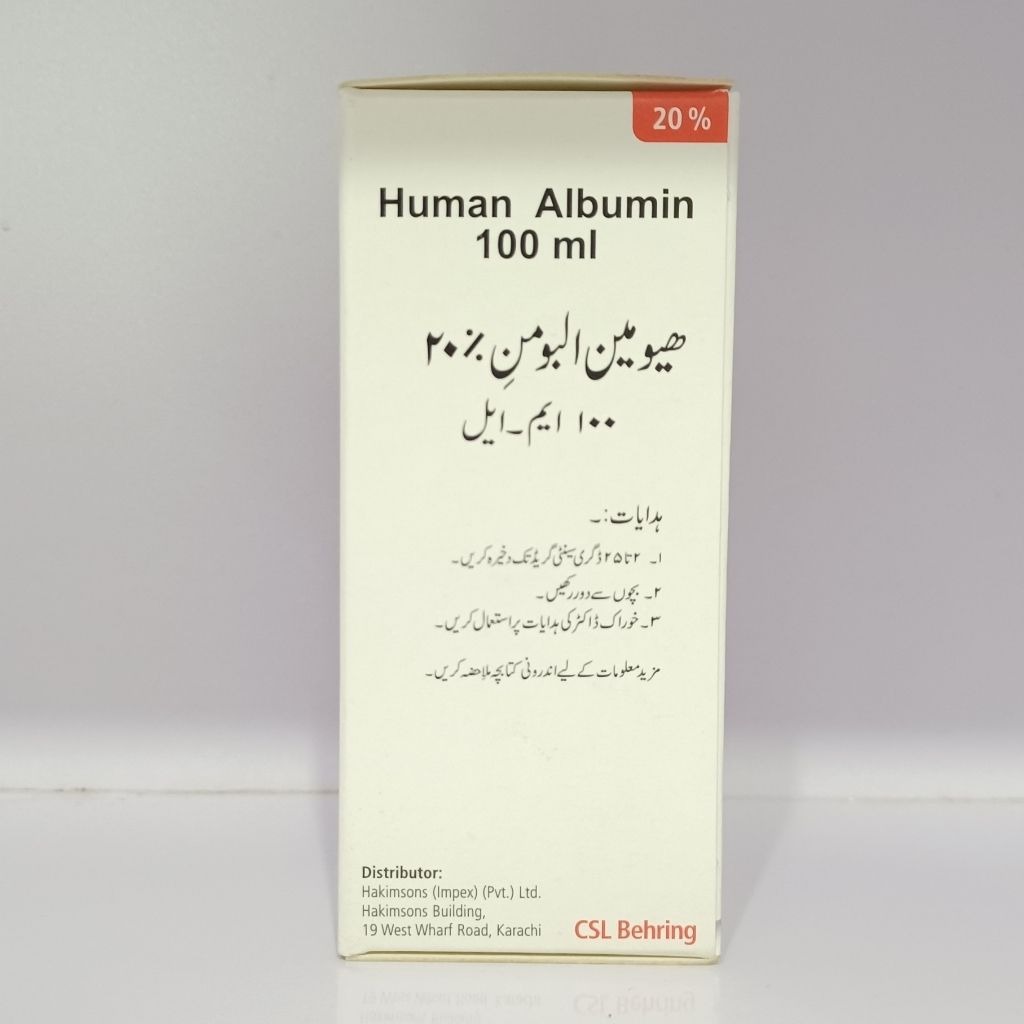 Human Albumin 20% 100ml. 1`s