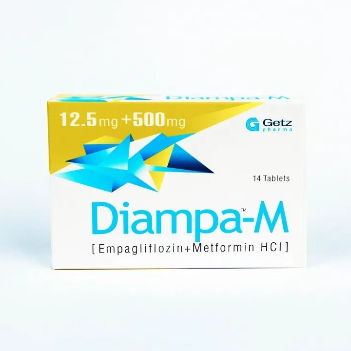 Diampa-M Tab 12.5Mg + 500Mg Tp 14'S