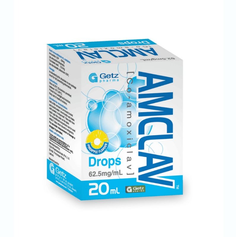 Amclav Drops 62.5Mg/Ml Tp 1'S (Csh)