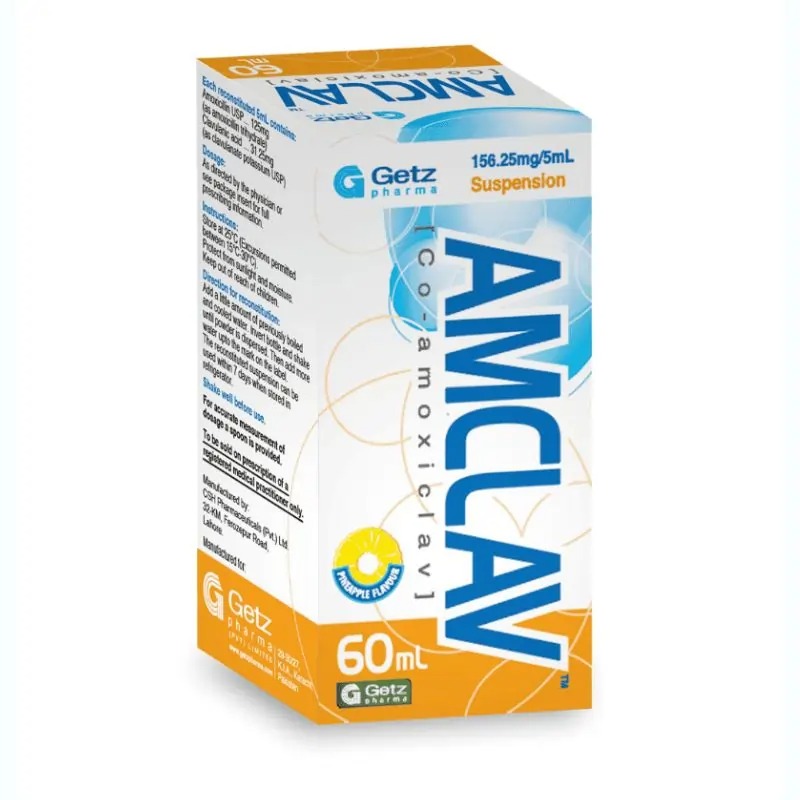 Amclav Susp 156.25Mg/5Ml Tp 1'S (Csh)