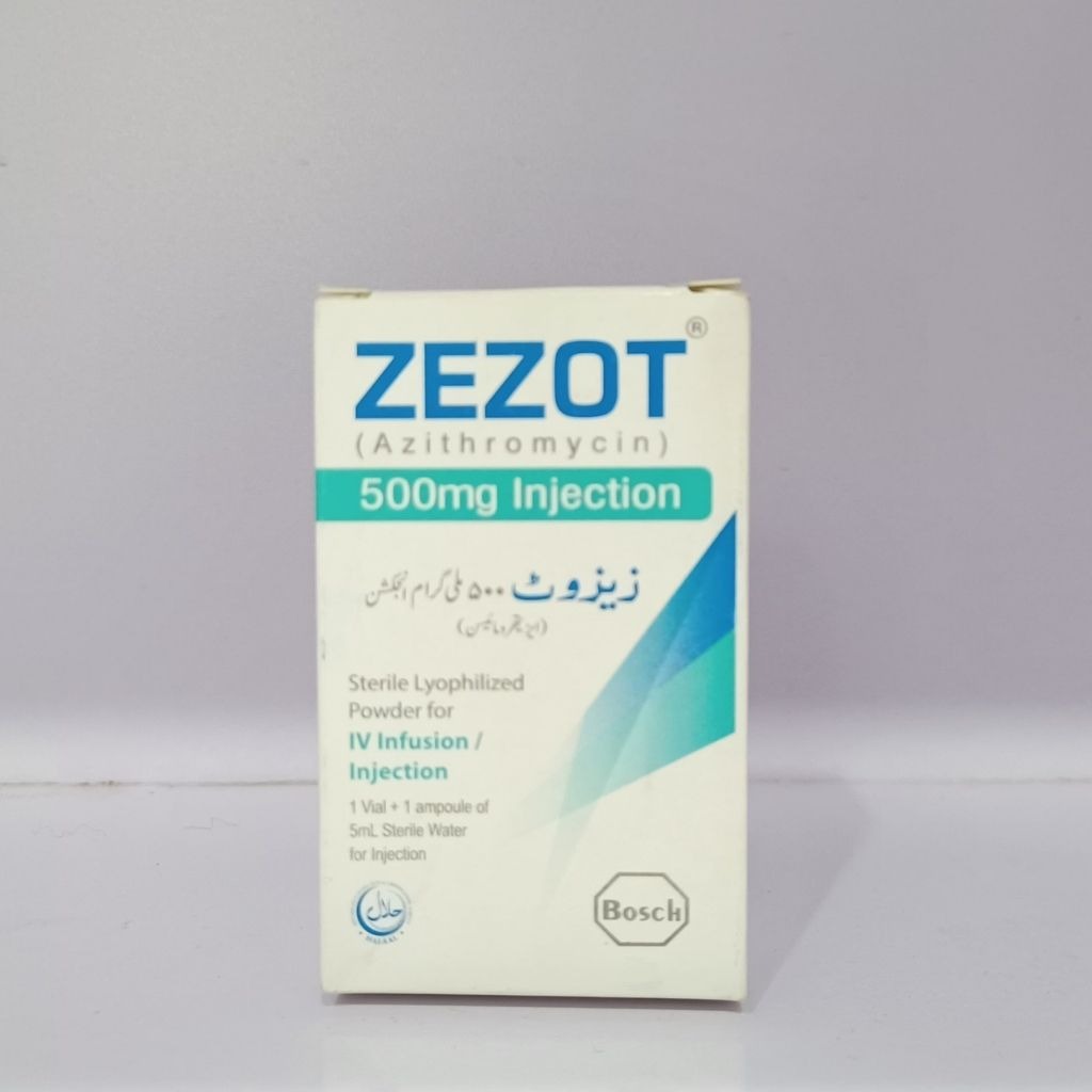 Zezot 500mg Inj (Azithromycin)