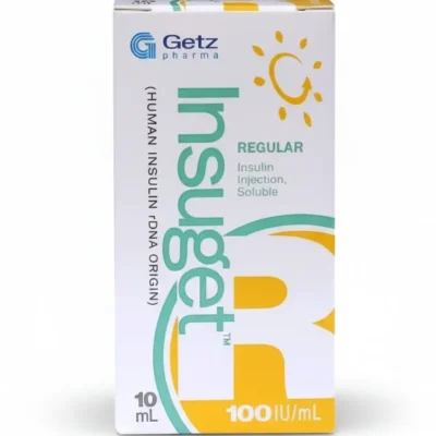 Insuget - R 100IU/ml Insulin. 1`s