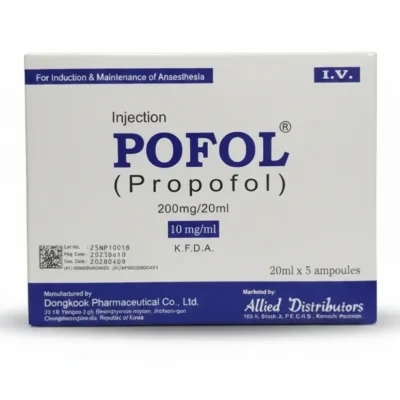 Pofol 200mg/20ml IV Inj. 5`s