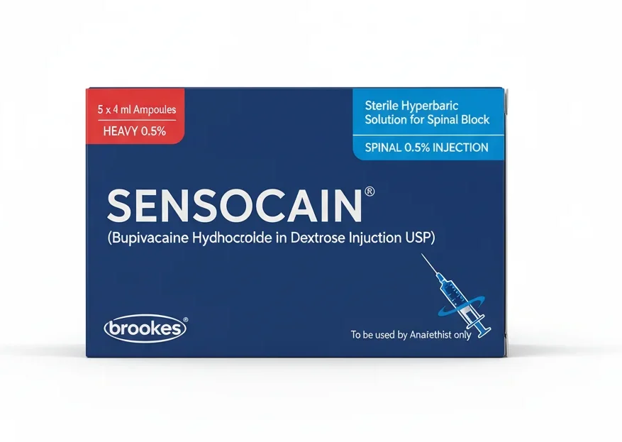 sensocain 0.5% spinal injection