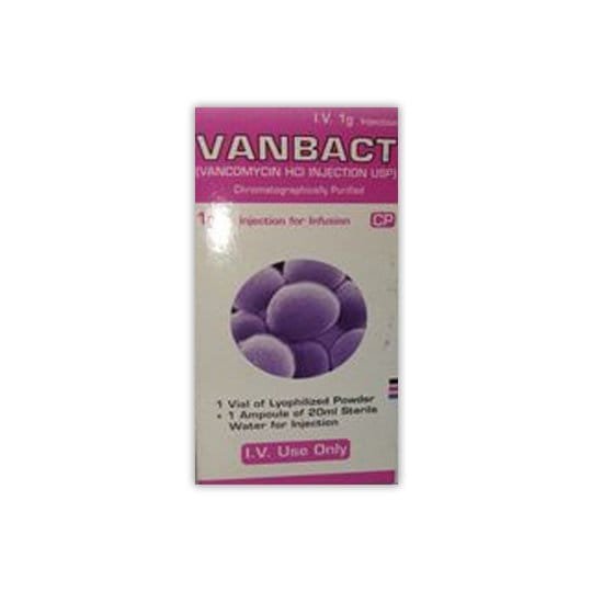 Vanbact 1g IV Inj. 1`s