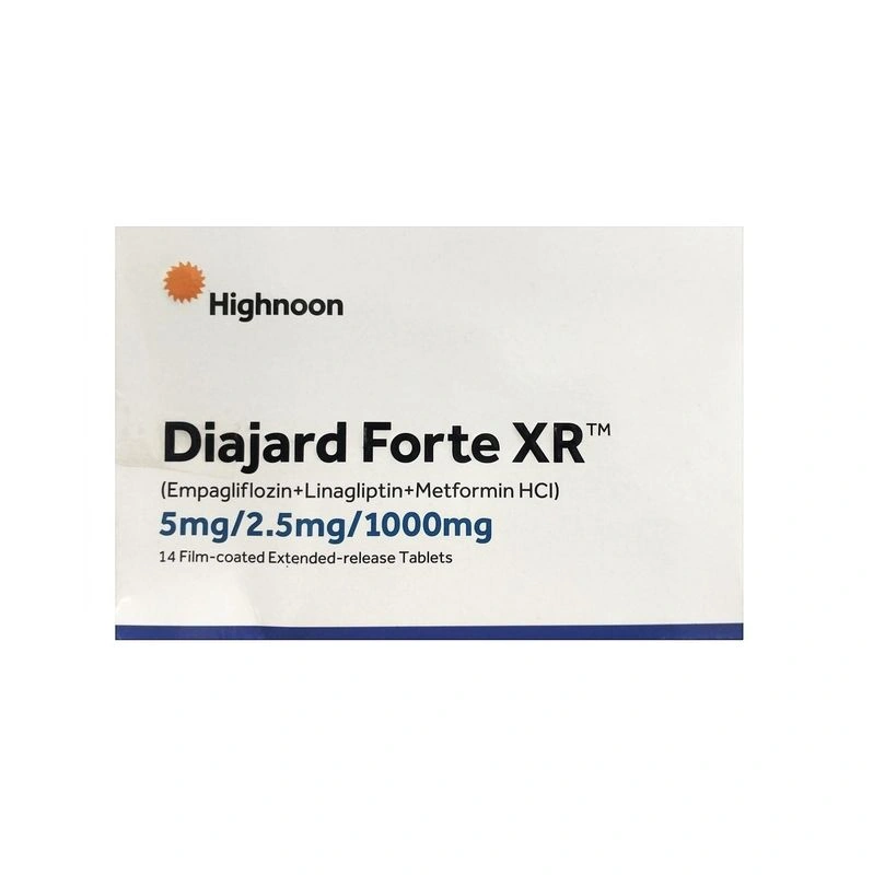 DIAJARD FORTE XR 5/2.5/1000 MG TABLET