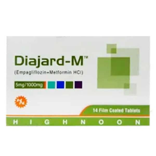 DIAJARD-M 5/1000 MG TABLET