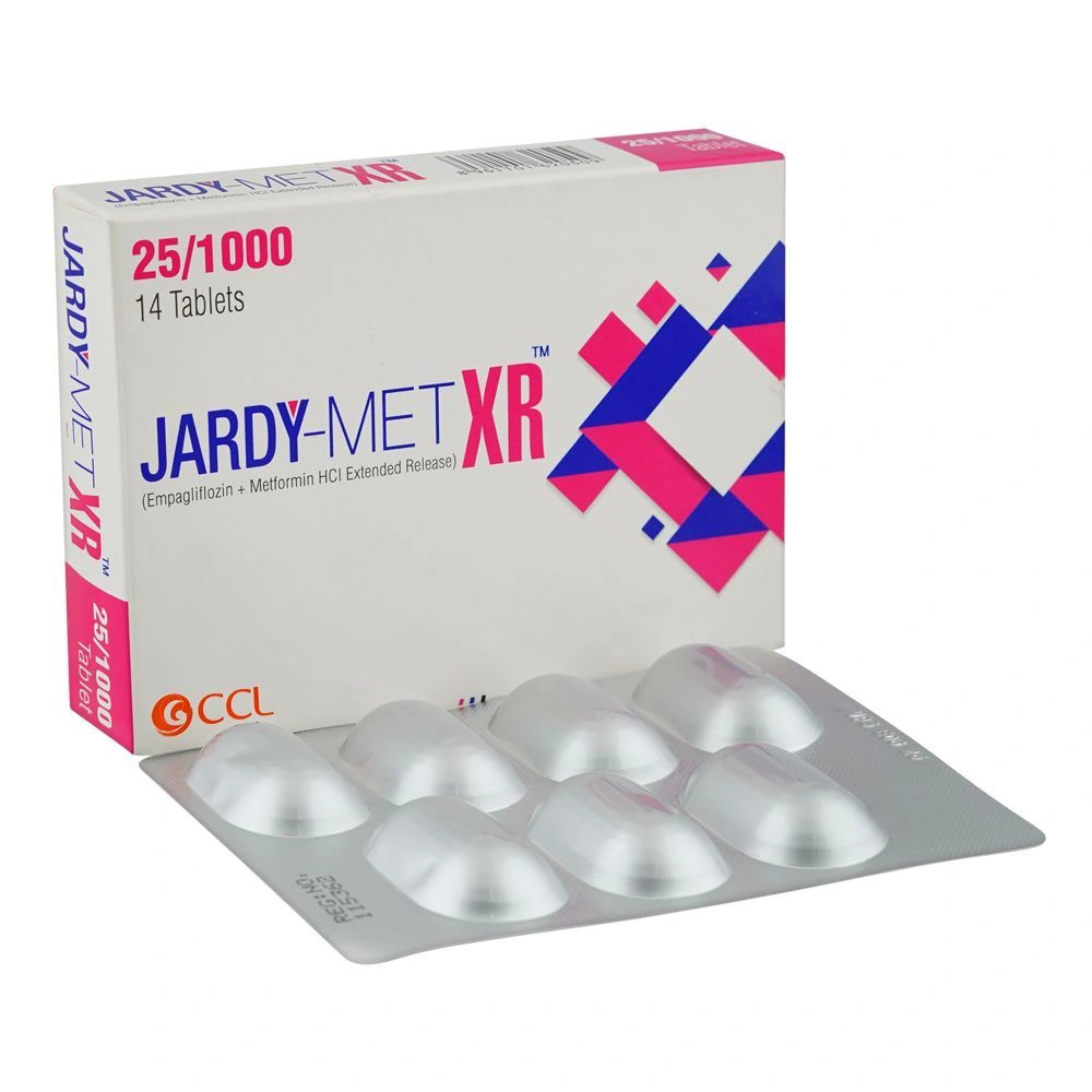 Jardy-met XR 25/1000 Tablet