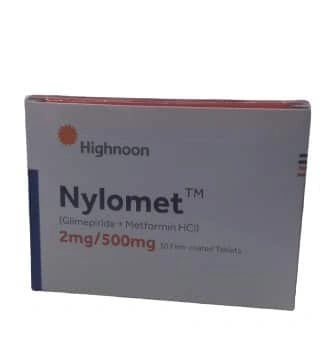 NYLOMET 2/500 MG TABLET