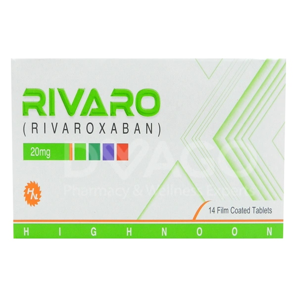 RIVARO 20MG TABLET