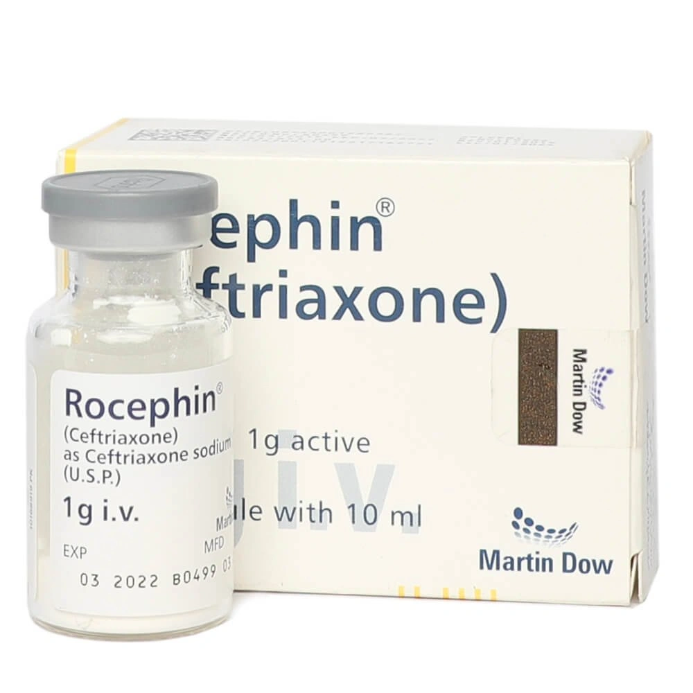 Rocephin 1gm I.M. Vial