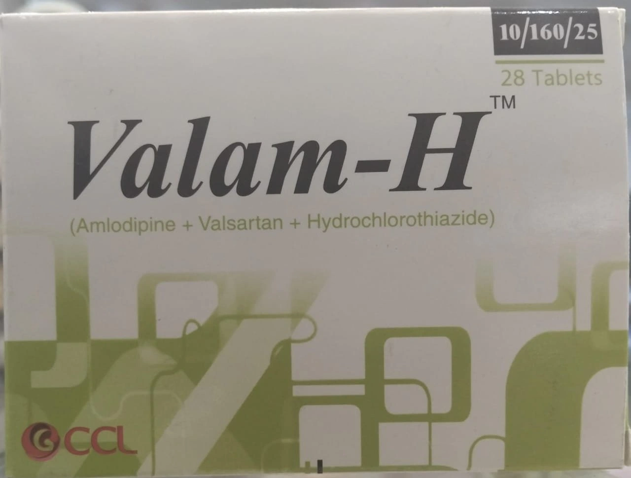 Valam-H 10/160/25 Tablet